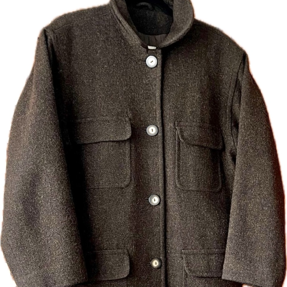 Eddie Bauer Tweed Wool Coat